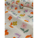 Double gaze coton - Marguerite - x10cm