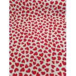 Sweat- Melange hearts rouge -x10cm