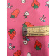 Tissus imperméable - Fraises - x10cm