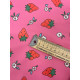 Tissus imperméable - Fraises - x10cm