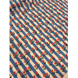 Tissus imperméable - Tulipes - x10cm