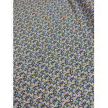 Tissu cretonne - Bleuet - x10cm
