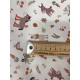 Tissu cretonne - Anes - x10cm