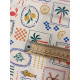 Tissu cretonne - Cagli - x10cm