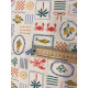 Tissu cretonne - Cagli - x10cm
