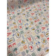Tissu cretonne - Cagli - x10cm