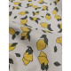 Tissu enduit fin - Lemon - x10cm