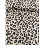 Voile de coton - Léopard - x10cm