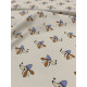 Percale de Coton - Dogs offwhite - x10cm