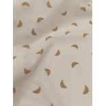 Percale de Coton - Croissants - x10cm