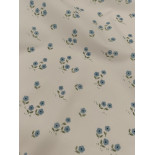 Percale de Coton - Bleuet - x10cm