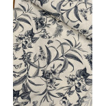 Tissu ameublement - Léger - Flowers navy - x10cm