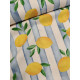Tissu ameublement - Léger - Citrons - x10cm