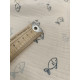 Double gaze coton - Fish - x10cm