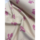 Jersey maille-Pink flowers -x10cm
