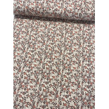 Jersey maille- Flower natural -x10cm