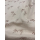 Double gaze coton -Palmiers - x10cm
