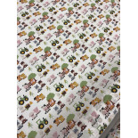 Tissu cretonne - Ferme - x10cm