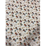 Tissu cretonne - Jardin - x10cm