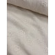 Double gaze coton brodée - Chic - x10cm