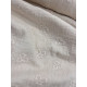 Double gaze coton brodée - Chic - x10cm