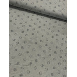 Double gaze coton - Hérisson - x10cm