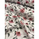 Double gaze coton - Rosée florale - x10cm