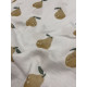 Double gaze coton - Poire - x10cm
