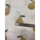 Double gaze coton - Poire - x10cm