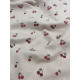 Double gaze coton - Cherries - x10cm