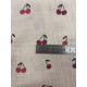Double gaze coton - Cherries - x10cm