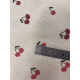 Double gaze coton - Cherries - x10cm