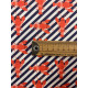 Tissu cretonne - Homard - x10cm