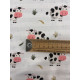 Tissu cretonne - Meuh - x10cm