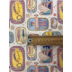 Tissu cretonne - Sardines - x10cm