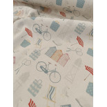 Tissu ameublement - Léger - Plage - x10cm