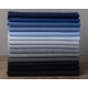 Cotonnades unies - bleu gris noir - x 10cm