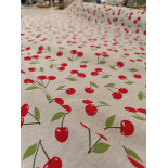 Tissu ameublement - Léger - Cherry - x10cm