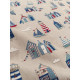 Tissu ameublement - Léger - Cabanes de pêche- x10cm