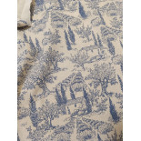 Tissu ameublement - Léger - Toile de jouy- x10cm
