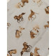 Tissu ameublement - Léger - Chevaux - x10cm