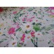 Tissu Lin - faustine - rose x 10cm