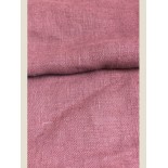 Tissu Lin lavé - vieux rose x 10cm