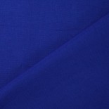 Tissu cotonnade unie - bleu roi