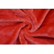 Tissu polaire Doudou - brique - x10cm