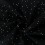Double gaze coton - PAILLETTES - noir - x10cm