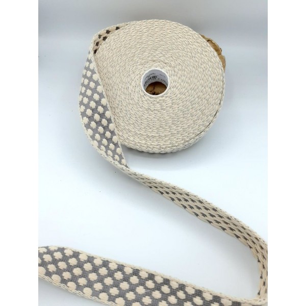 Accessoire Bricolage Sangle Couture En Coton Sergé 25mm - 22m Total (4 Couleurs) | Pour Sacs, Artisanat Et Bricolage Accessoire Couture