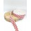 Sangle croix 4cm - rouge