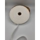 Ruban coton - 2.50cm - blanc
