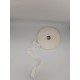 Ruban coton - 2.50cm - blanc